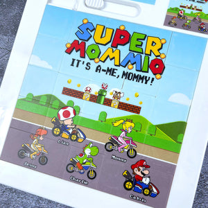 Personalized Gifts For Mom Sliding Puzzle Super Mommio 04nati050425-Homacus