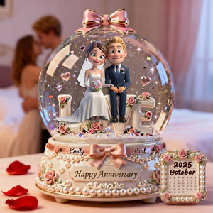 Romantic Wedding Couple Acrylic Plaque - Personalized Gifts For Couples 06TGLU220126-Homacus