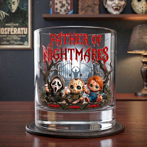 Father Of Nightmares Round Glass - Personalized Gifts For Dads 01PATN250426-Homacus