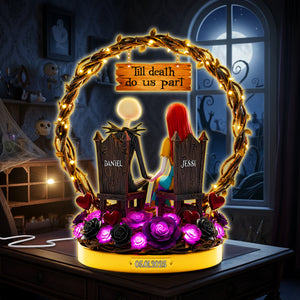 Dark Romance Couple Light Box - Personalized Gift For Couples 04TOLU101125-Homacus