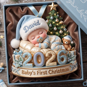 2026 Baby First Christmas Ornament - Personalized Gifts For New Born Ornament 05PGTA231026-Homacus