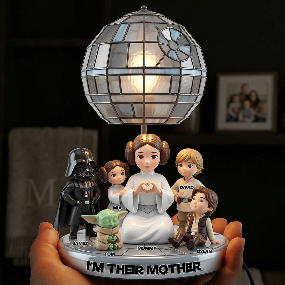 Super Mom & Tiny Fighter Light Box - Personalized Gifts For Mom 02NADT130326-Homacus