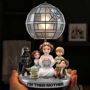 Super Mom & Tiny Fighter Light Box - Personalized Gifts For Mom 02NADT130326-Homacus
