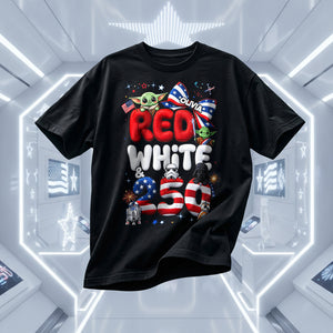 Patriotic Space Adventure Shirt - Personalized 250th Anniversary Gifts 04TOTA100626