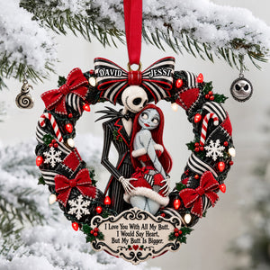 Spooky Naughty Couples Acrylic Ornament - Personalized Christmas Gifts For Couples 05ohlu021026