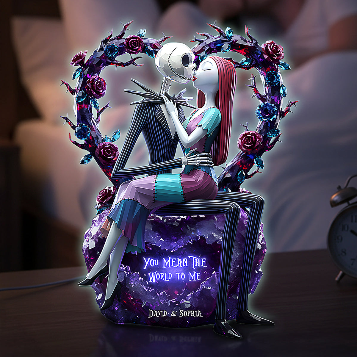 Romantic Couple Acrylic Light Box - Personalized Gifts For Couples 01patn161225-Homacus