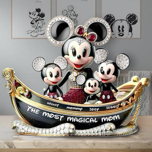Personalized Gifts For Mom Acrylic Plaque, Most Magical Mouse Mom 02tglu040425-Homacus