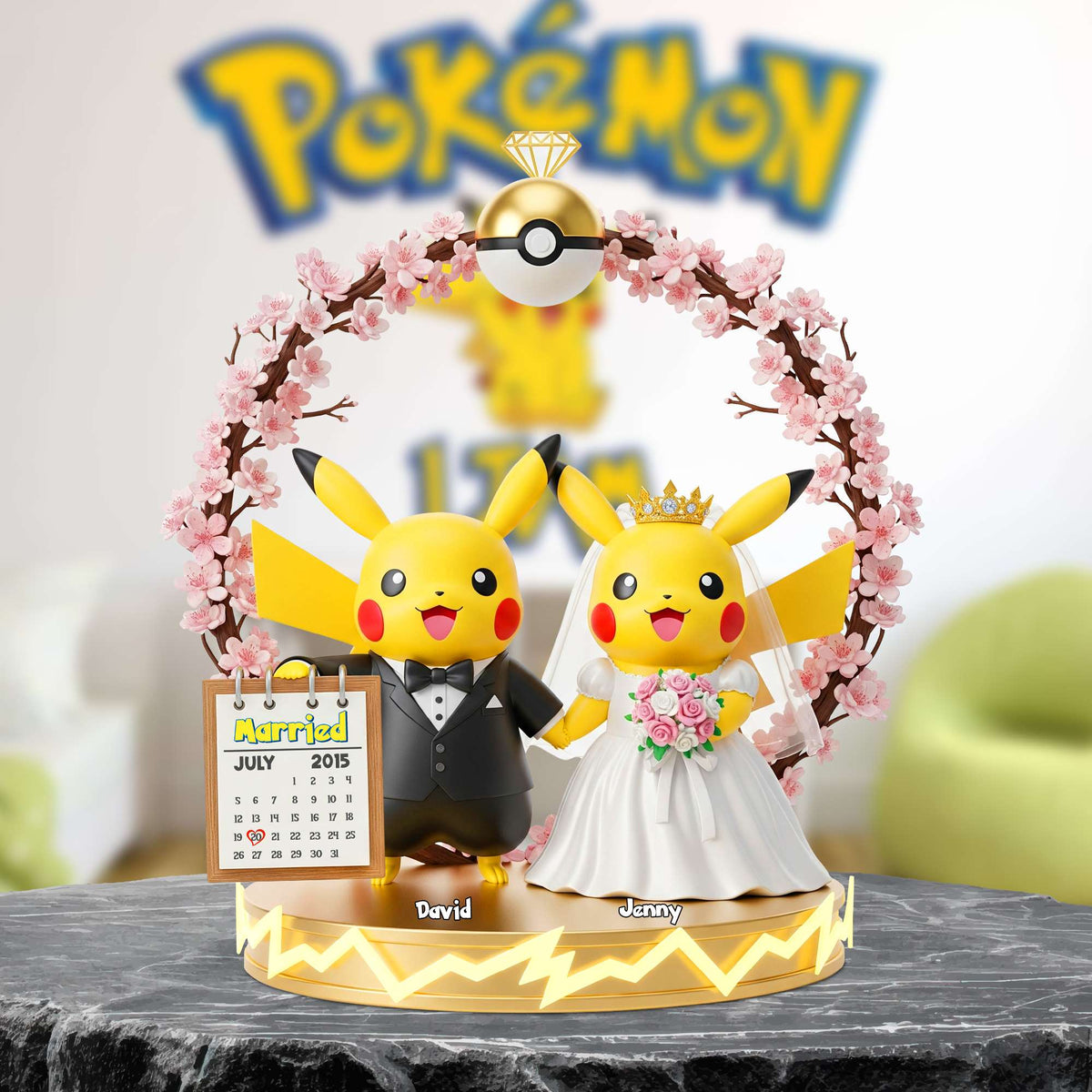 Wedding Couple Acrylic Plaque - Personalized Gifts For Couple 01NATN090725-Homacus