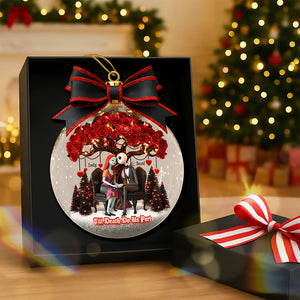 Couple Forever Christmas Ornament, Personalized Gifts For Couple 04PAQN220925-Homacus