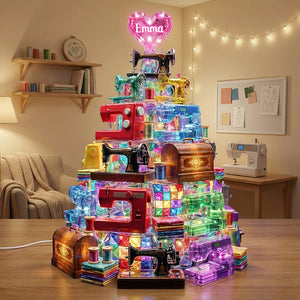 Sparkle Sewing Machine Light Box, Personalized Gifts For Sewing Lovers 03qhdt281125-Homacus