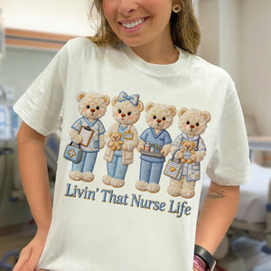Nurse Toile De Jouy Shirt - Personalized Gifts For Nurse 01pgqn190326-Homacus