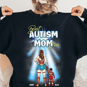 Personalized Gifts For Autism Mom Shirt Best Autism Mom Ever 03OHMH260225PA-Homacus