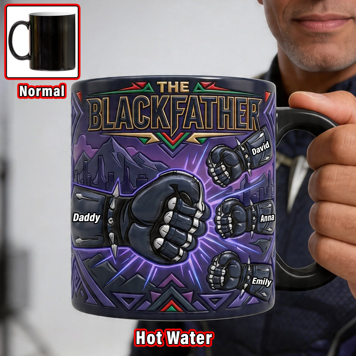 Father Of Power Magic Mug - Personalized Gifts For Dad 02NAQN200426-Homacus