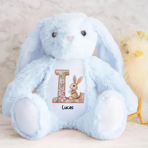 Custom Alphabet Letter Gifts For Kids Stuffed Bunny 02xqtn130325-Homacus