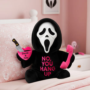 No, You Hang Up Shaped Pillow - Personalized Gifts For Couples 03NATA011225-Homacus