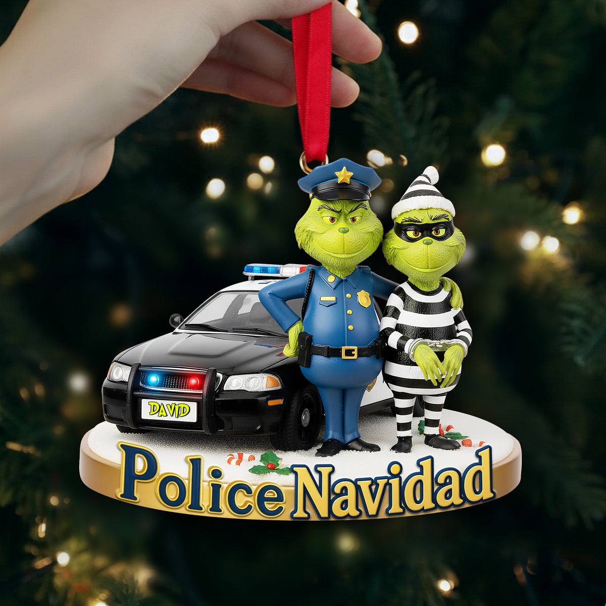 Police Ornament - Personalized Christmas Gifts For Police Officer 06hylu011125-Homacus