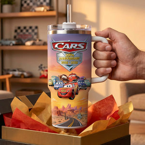 20th Anniversary Handle Tumbler - Personalized Gifts 01NAMG030326-Homacus