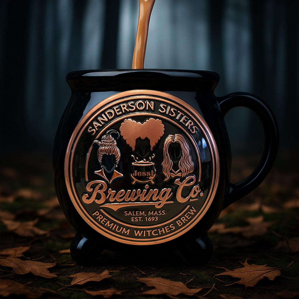 Witch Brewing Co Cauldron Mug - Personalized Gifts For Witch Lover 01QHLU200825-Homacus