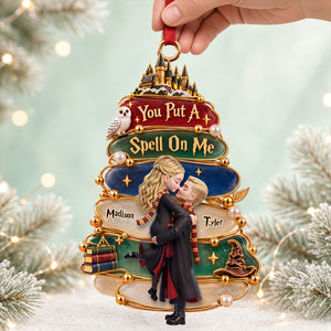 Kissing Magical Christmas Ornament - Personalized Gifts For Couple 02nadt161026-Homacus