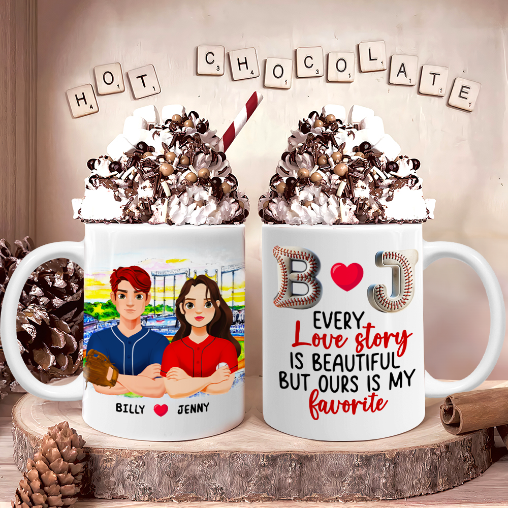 Personalized Gifts For Baseball Lover Couple Coffee Mug 01xqpu171024hg-Homacus