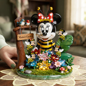 Busy Bee Mama Garden Acrylic Plaque - Personalized Gift For Mom 01TOTA230326-Homacus
