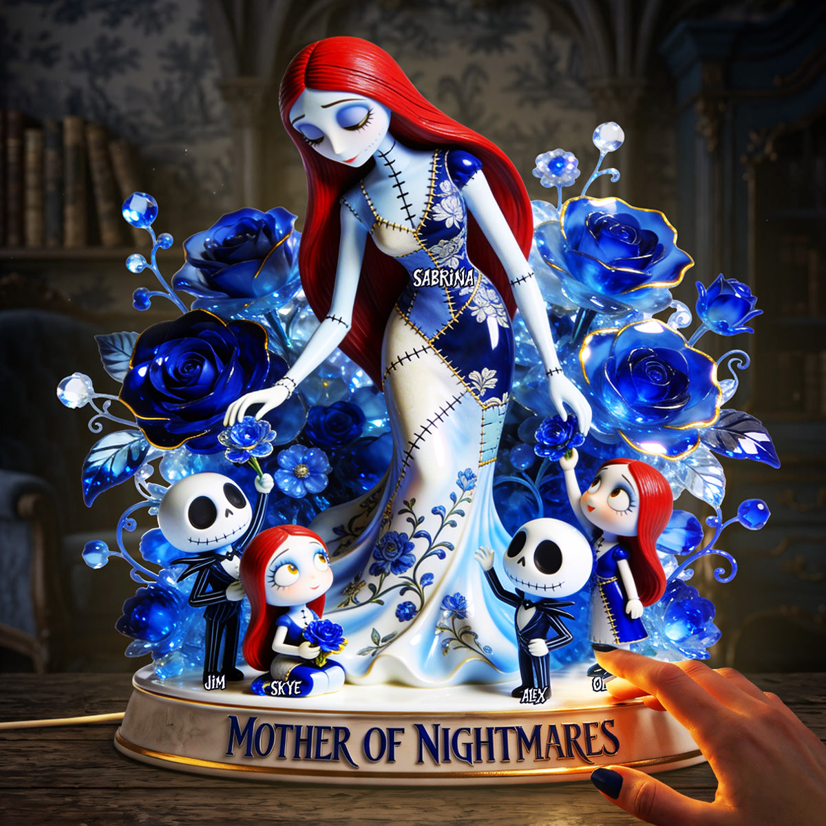 Spooky Mom Toile De Jouy Light Box - Personalized Gifts For Mothers 02pgta110426-Homacus