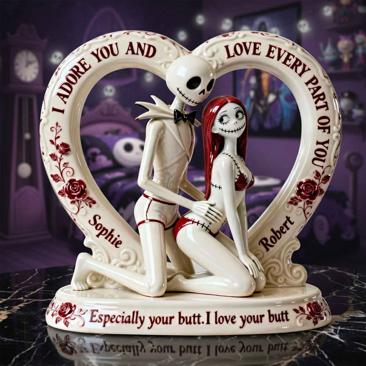 Cheeky Couple Acrylic Plaque - Personalized Gifts For Couples 04OHLU101225-Homacus