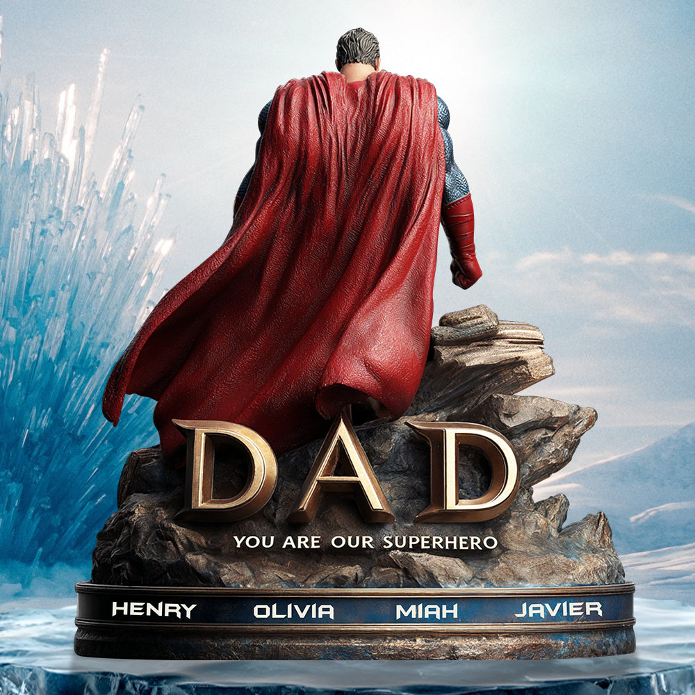 Super Dad Plaque - Personalized Gifts For Dad 01tgdt160525-Homacus