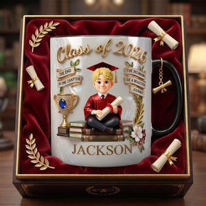 Class Of 2026 Accent Mug - Personalized Graduation Gifts 01TYDH220426-Homacus