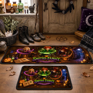 Macabre Spell Sisters Runner Rug - Personalized Gifts For Family 03hatn050926