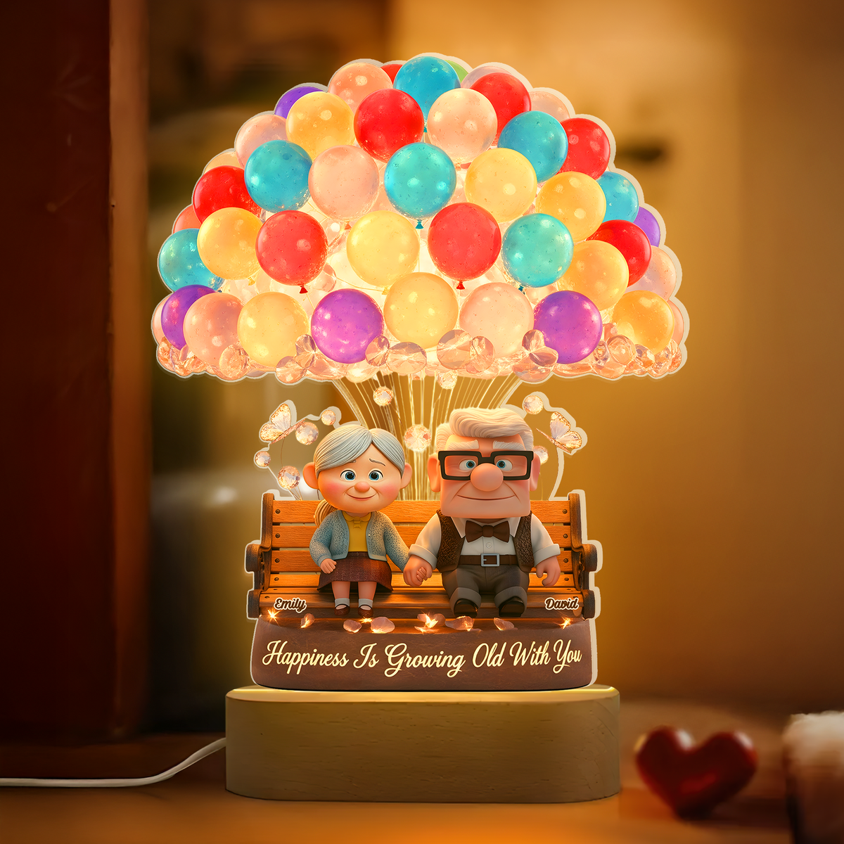 Growing Old With You 3D Led Light - Personalized Gifts For Couple 04napu120625-Homacus