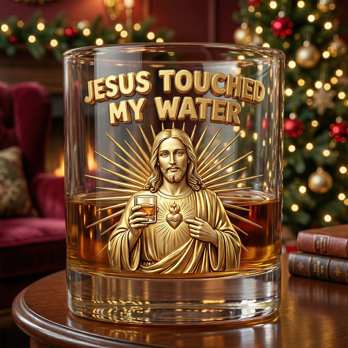 Fun Jesus Christ Make Magical Drink Whiskey Glass, Personalized Gifts For Drinking Lovers 03qhqn221125-Homacus