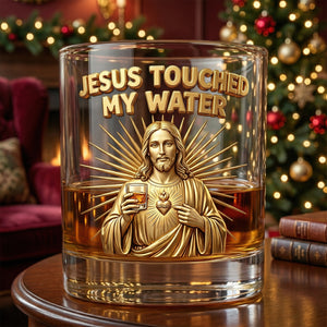 Fun Jesus Christ Make Magical Drink Whiskey Glass, Personalized Gifts For Drinking Lovers 03qhqn221125-Homacus