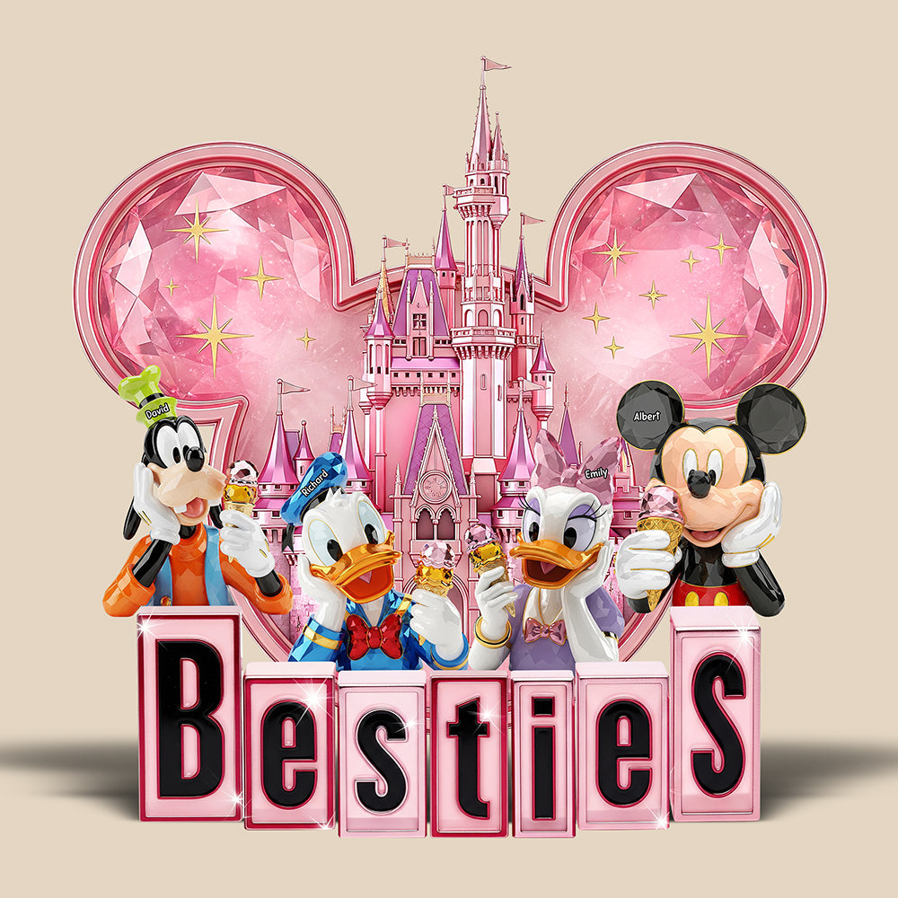 Cartoon Friends Acrylic Plaque – Personalized Gifts For Besties 03ohqn060625-Homacus