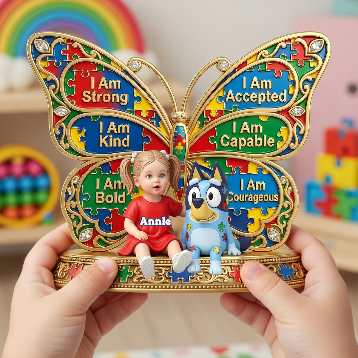 Autism Kid Acrylic Plaque Custom Photo - Personalized Gifts For Autism Awareness 02nalu170326-Homacus