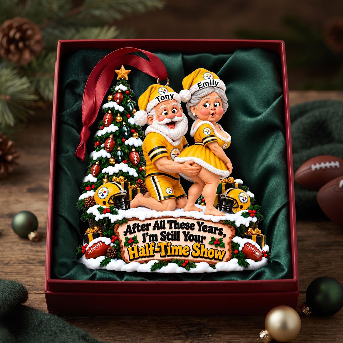 A Lifetime Of Love Old Couple Ornament - Personalized Gift For Sporty Couples 06OHLU061026-Homacus