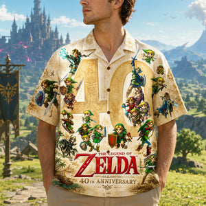 Legendary Adventure 40th Anniversary Hawaiian Shirt - Personalized Gifts 02nalu020626-Homacus