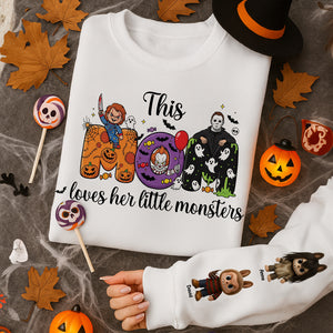 Horror Nana With Little Monsters Shirt Personalized Gifts For Grandma 01natn260725-Homacus