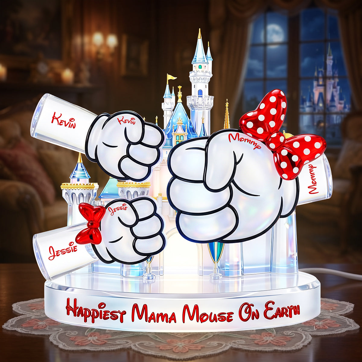 Happiest Mama On Earth Light Box - Personalized Gift For Moms 04NATA110426-Homacus