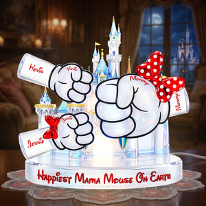 Happiest Mama On Earth Light Box - Personalized Gift For Moms 04NATA110426-Homacus