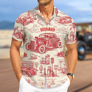 Vintage Car Hawaiian Shirt – Personalized Gifts for Car Lovers 02ohqn120625-Homacus