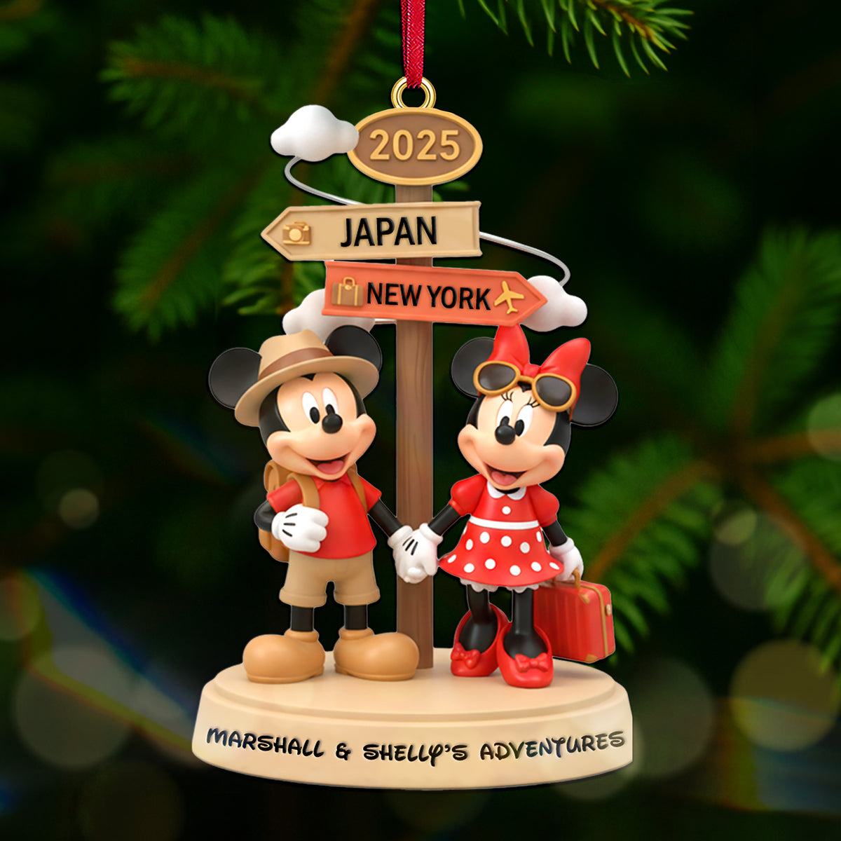 Personalized Gifts For Traveling Couple Christmas Ornament 05namg301025-Homacus