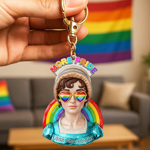 LGBT Supporter Keychain - Gifts For LGBT 06naqn300525-Homacus