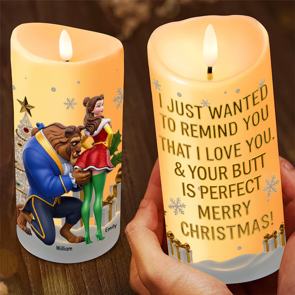 Funny Couple LED Candle - Personalized Gifts For Couple 01ohqn160925-Homacus