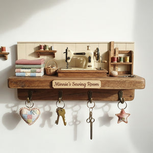 Personalized Gifts For Sewing Lovers Wood Key Hanger 02kimg181225-Homacus
