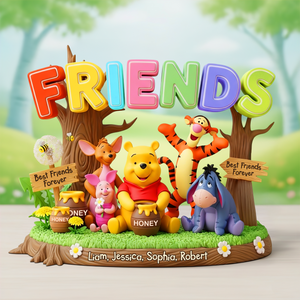 Best Friends Forever Acrylic Plaque Personalized Gifts 01topu260625-Homacus