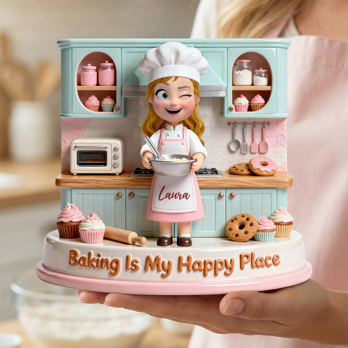 Baking Girl Acrylic Plaque - Personalized Gifts For Baking Lovers 01pgqn090226-Homacus