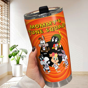 Personalized Gifts For Mom Tumbler 03kamh040225 Mommy's Tune Squad-Homacus