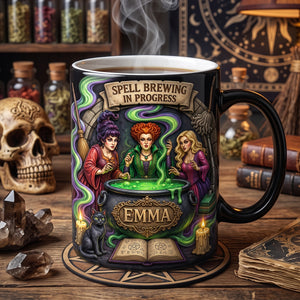 Spooky Brew Magic Mug - Personalized Gift For Witch Lovers 03HATN280726-Homacus