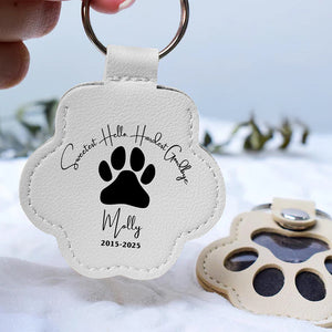 Sweetest Goodbye Pet Hair Storage Keychain - Personalized Memorial Gift For Pet Lovers 04LAQN270825-Homacus